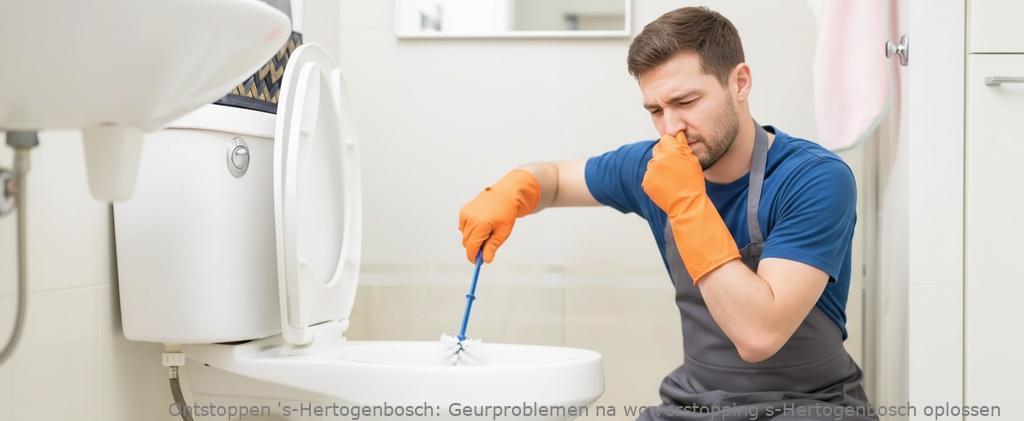 Geurproblemen na wc verstopping s-Hertogenbosch oplossen