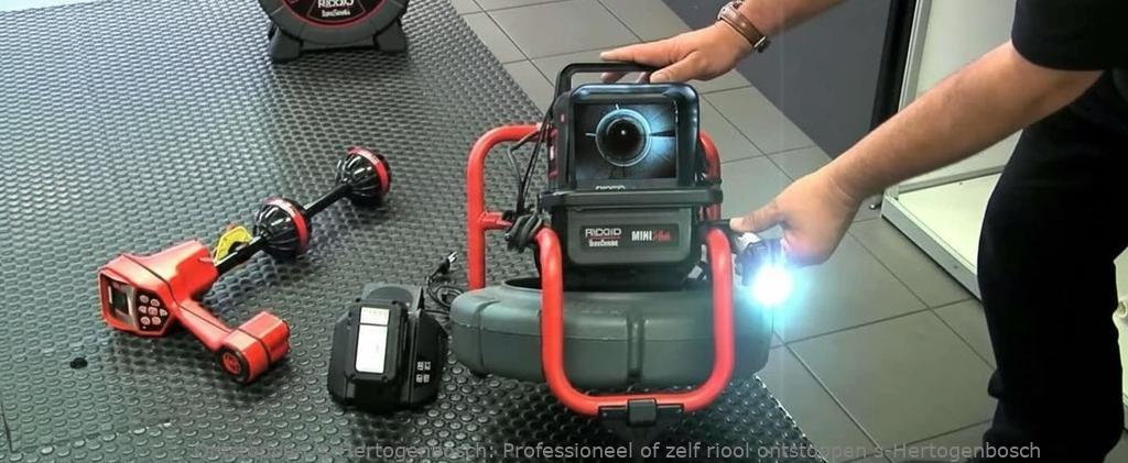Professioneel of zelf riool ontstoppen s-Hertogenbosch