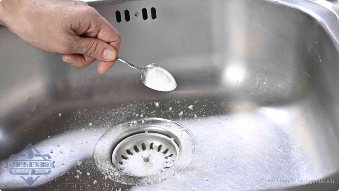 Riool ontstoppen soda azijn in s-Hertogenbosch