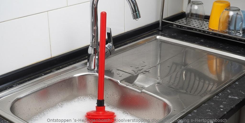 Rioolverstopping door vetophoping s-Hertogenbosch