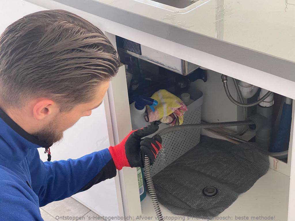 Afvoer verstopping s-Hertogenbosch: beste methode!